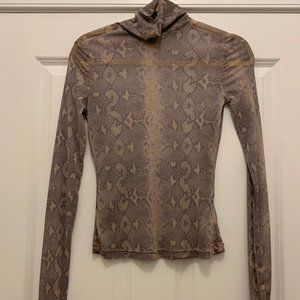 Ksubi Mesh Python Turtleneck